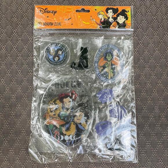 Disney Hocus Pocus Gel Window Clings NWT - Picture 1 of 2